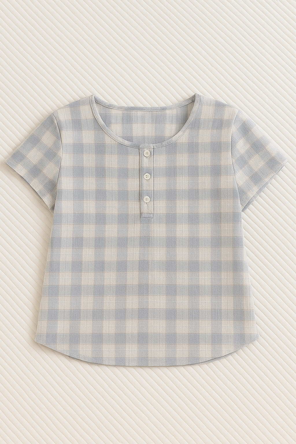 Morning Fog Flannel PJ Top by Snooze Society