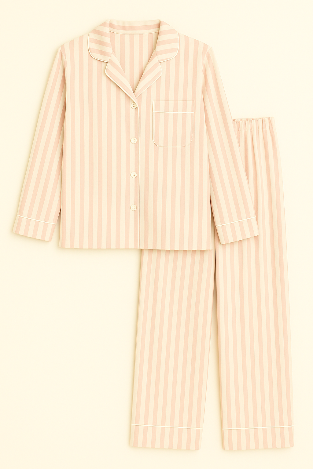 Bedtime Blush Striped PJ Set by Snooze Society