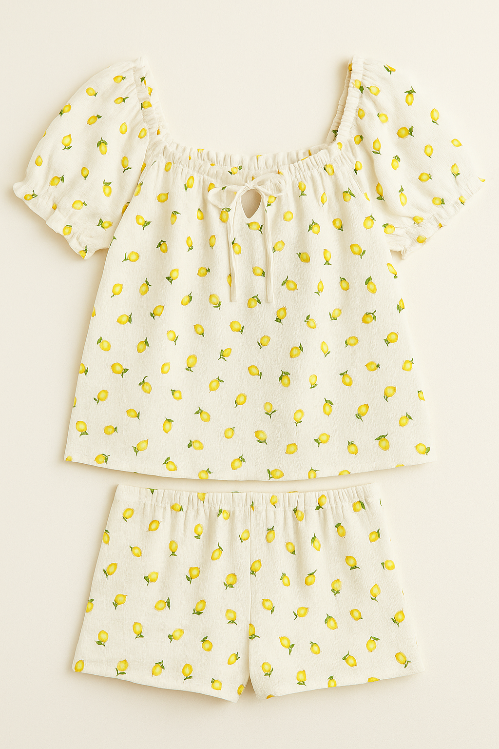 Lemon Blossom Cotton Set by Snooze Society