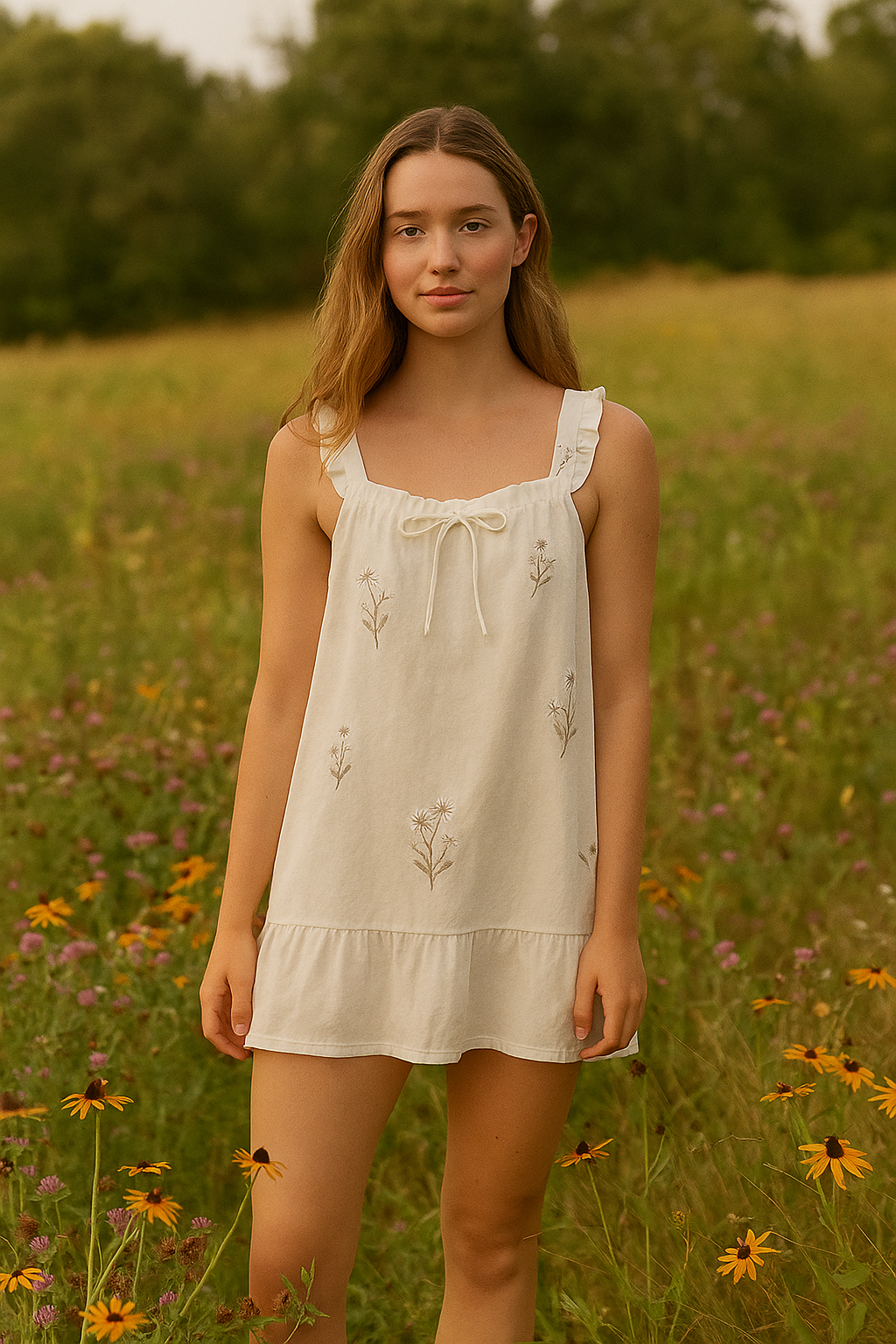 The Wildflower Embroidered Nightgown from Snooze Society