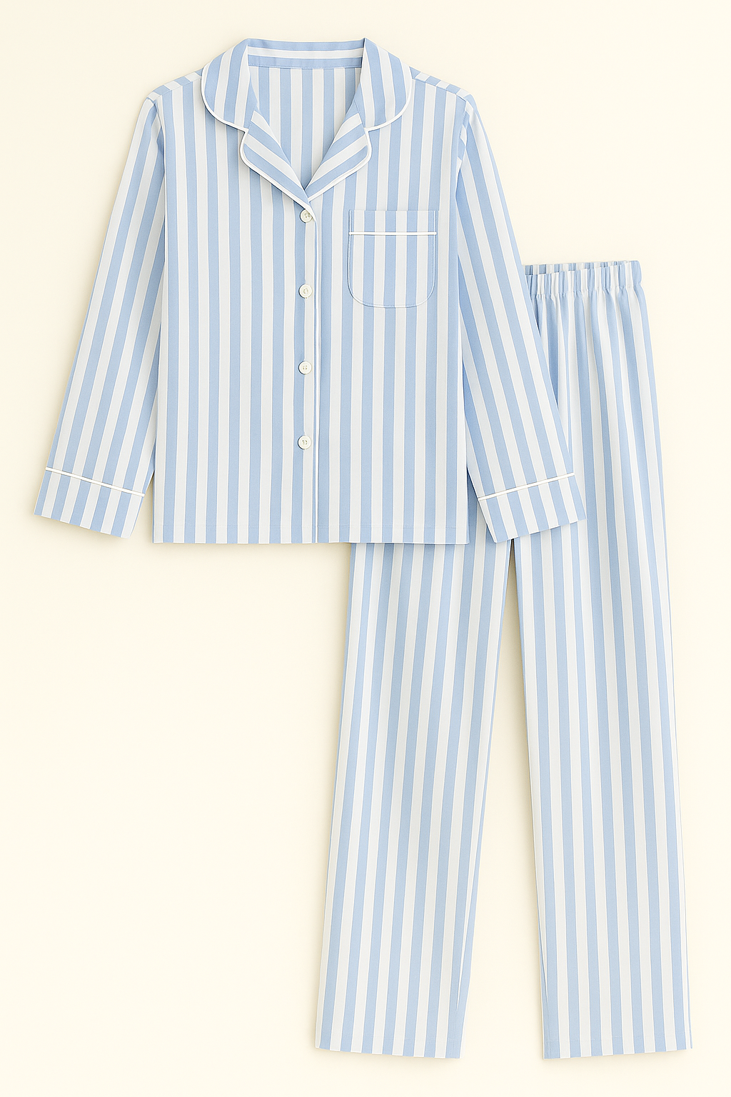 Whispering Blue Striped PJ Set by Snooze Society