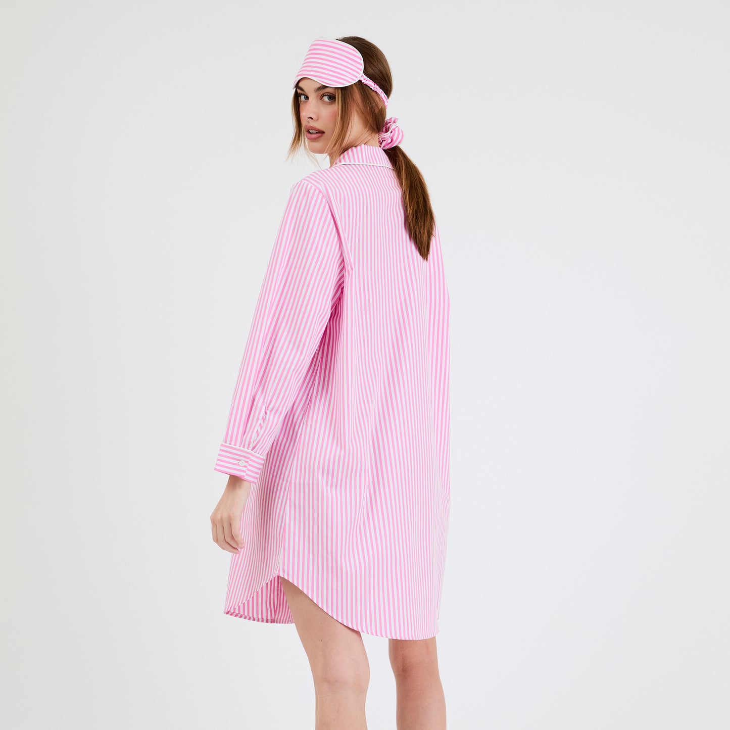 Bedtime Blush Striped Essential Sleep Set by Snooze Society