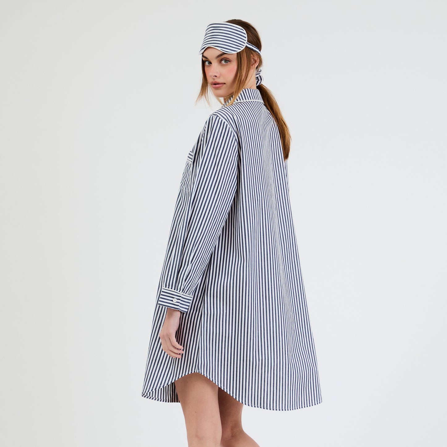Cozy Charcoal Striped Essential Sleep Set by Snooze Society